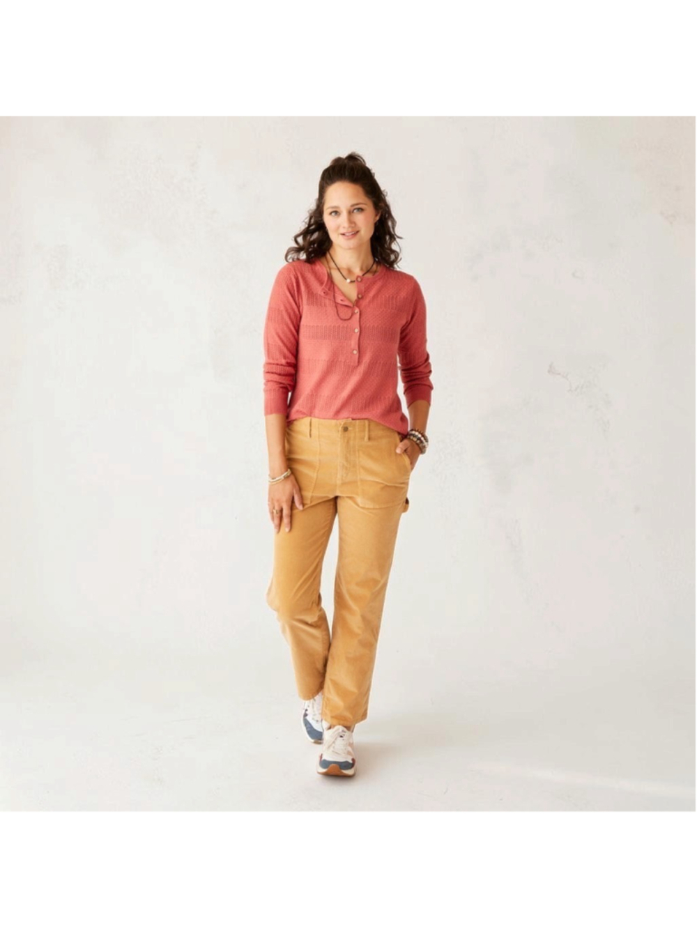 Carve Designs Corey Butter Corduroy Straight Leg Pants Camel Sz 4 NWOT